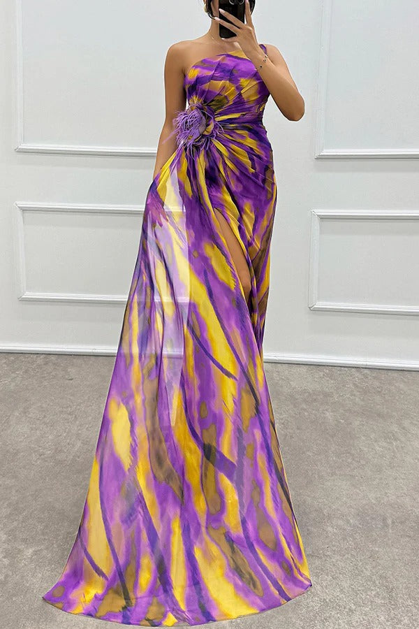 Calla – Vibrant Print Maxi Dress