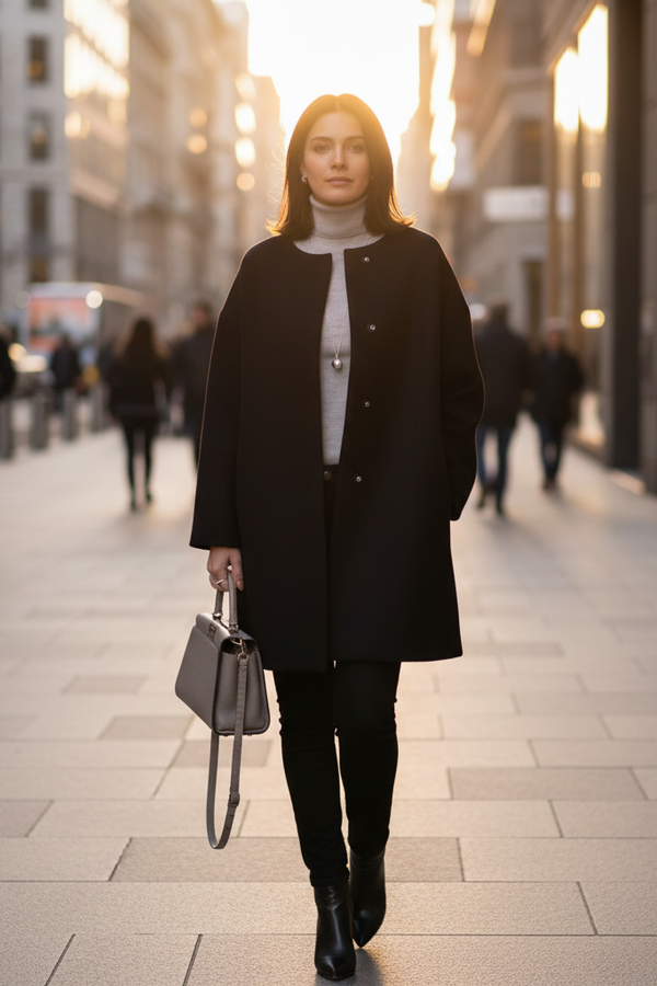 Trude - Cappotto di media lunghezza