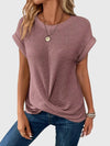 Isa™ | Elegante camicetta con scollo rotondo
