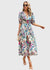 Merlin™ | Flattering Floral Midi Dress