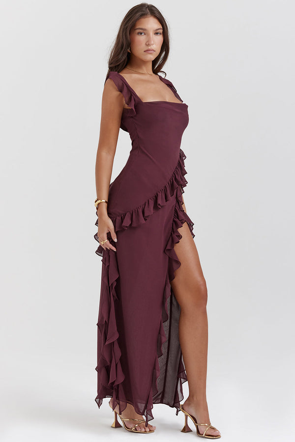Arianna - Ruffle Maxi Dress