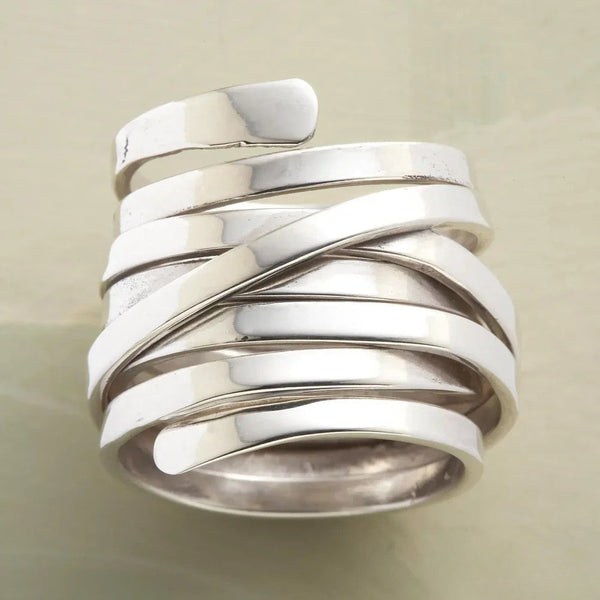 Antique Thick Layer Silver Ring