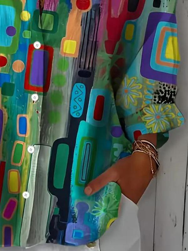 Freja | Maglietta Abstract Colorflow