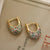 Colorful Earrings in Inlay Design