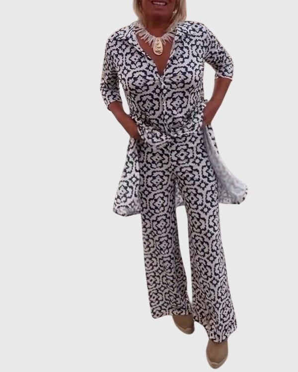 Gabriella™ | Elegant Vintage Two-Piece Set