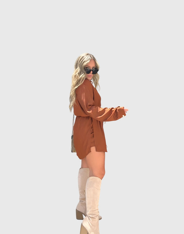 Nova™ | Elegante abito pagliaccetto