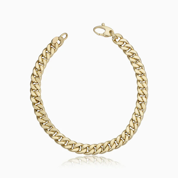 Mayzharine | Bracciale cubano in oro 18k