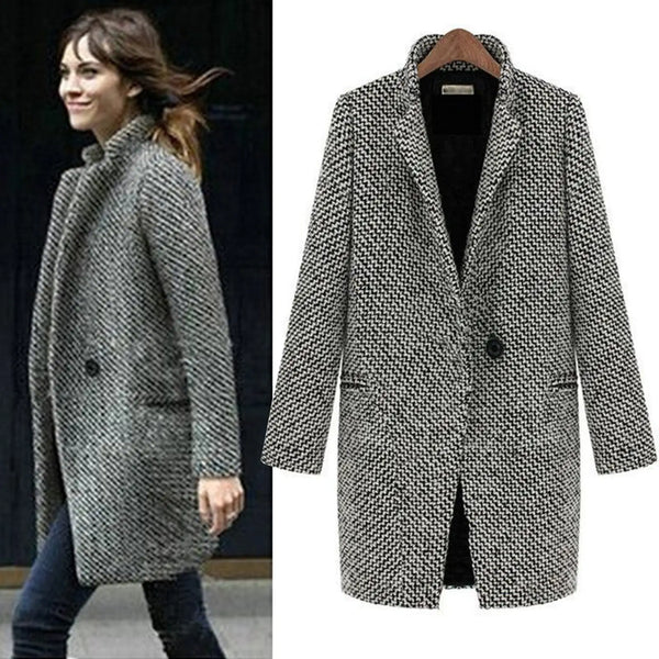 Evelyn - Cappotto invernale in lana chic