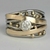 Classic Gold Inlaid Zirconia Ring