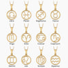Rosalyette | Zodiac Sign Necklace 18k Gold