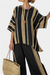 Calden | Comfortable Oversized Striped Top & Relaxed Linen Pants