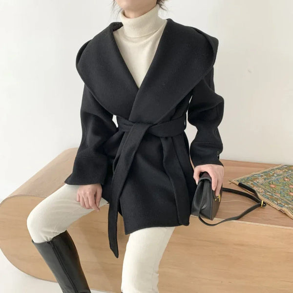 Elira™ | Hooded Wool Coat