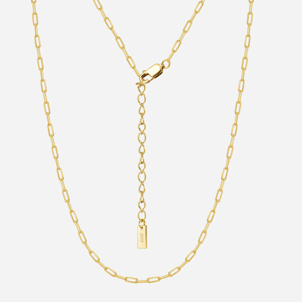 Tiaralynn | Small Paper Necklace 18K Gold