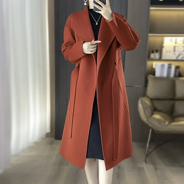 Casmira™ | Belted Cashmere Coat