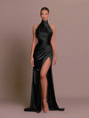 Nadia – Sleek Slit Evening Gown