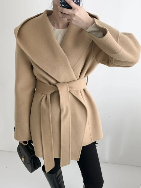 Elira™ | Hooded Wool Coat