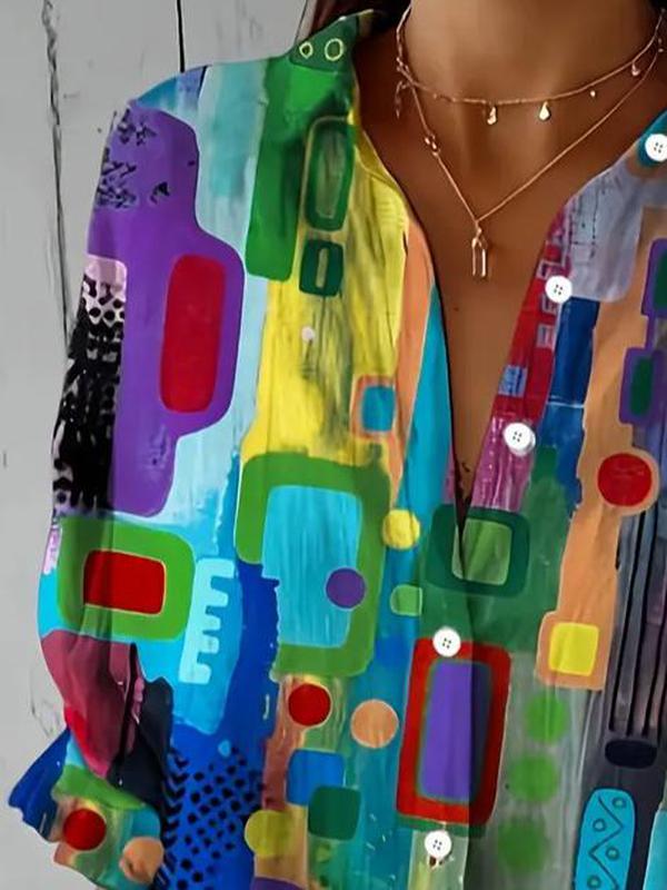 Freja | Maglietta Abstract Colorflow