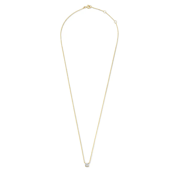 Ysavienna | Moissanite Stone Necklace 14k Gold