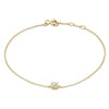 Dalynette | Bracelet with Moissanite Stones 14k Gold