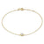 Dalynette | Bracelet with Moissanite Stones 14k Gold