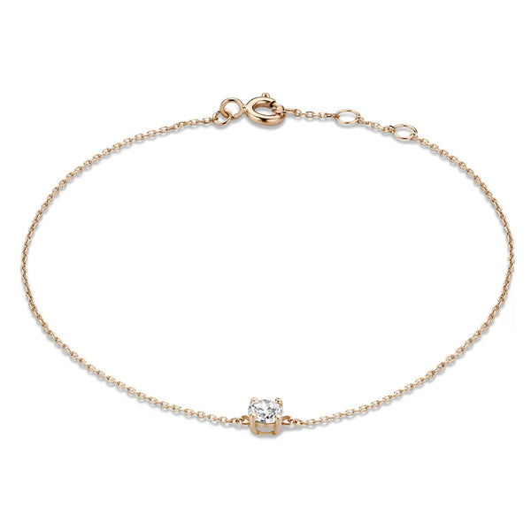 Dalynette | Bracelet with Moissanite Stones 14k Gold