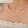 Tiaralynn | Small Paper Necklace 18K Gold