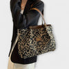Olivia - Leopard Canvas Tote