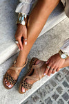 Nina | Leopard Pattern Buckle Sandals