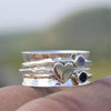 Heart-Shaped Spinner Ring