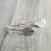 Elegant Silver Earrings in Dandelion Leaf Design