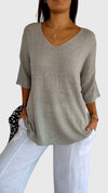 Cassandra™ | Elegant V-Neck Top