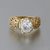 Elegant Ring with White Zirconia