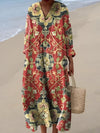Aria | Bohemian Tapestry Long Sleeve Dress