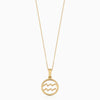 Rosalyette | Zodiac Sign Necklace 18k Gold