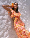 Callie - Sunkissed Cut-Out Maxi Dress